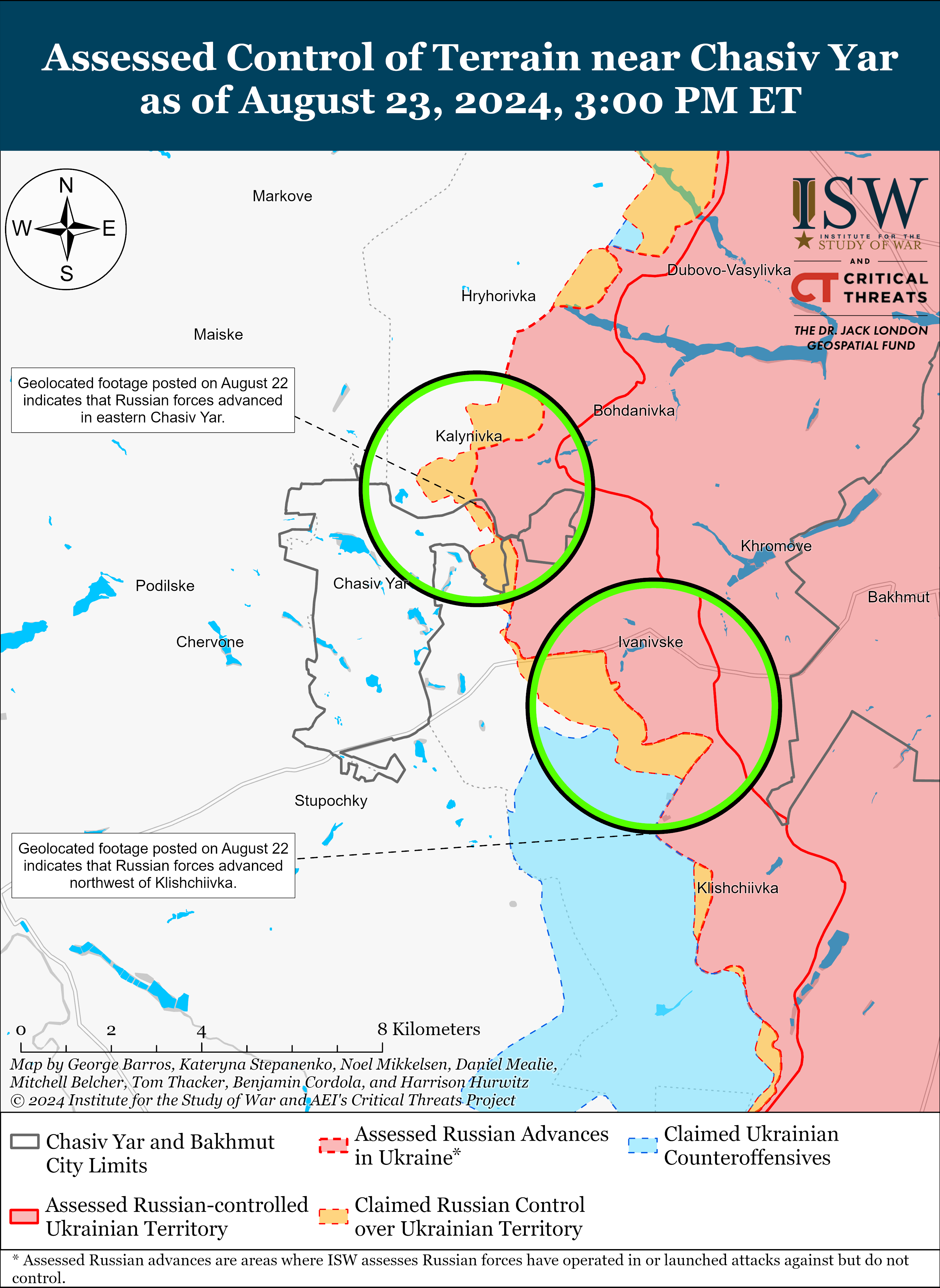 ISW Blog: Russian Offensive Campaign Assessment, August 23, 2024